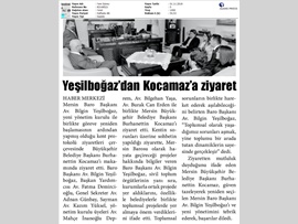 BASINDA BAROMUZ (Büyükşehir Bld. Bşk. Burhanettin Kocamaz'a Ziyaret)