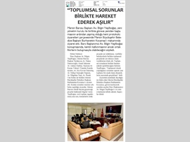 BASINDA BAROMUZ (Büyükşehir Bld. Bşk. Burhanettin Kocamaz'a Ziyaret)