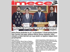 BASINDA BAROMUZ (Baromuzda Kupa Töreni Yapıldı)
