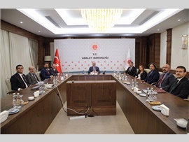 BARO BAŞKANIMIZ AV. BİLGİN YEŞİLBOĞAZ, YARGIDAKİ SORUNLARI ADALET BAKANI’NA DOSYAYLA SUNDU