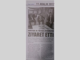 BASINDA BAROMUZ (Baro Başkanımız ve Başkan Yardımcımız, TBB Bşk. Feyzioğlu'nu Ziyaret Etti)