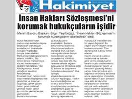 BASINDA BAROMUZ (AİHM Topu Türk Hukukçularına Attı)