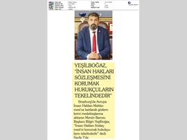 BASINDA BAROMUZ (AİHM Topu Türk Hukukçularına Attı)