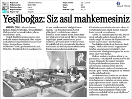BASINDA BAROMUZ (AİHM Topu Türk Hukukçularına Attı)