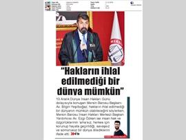 BASINDA BAROMUZ (İnsan Hakları Günü Basın Açıklaması)