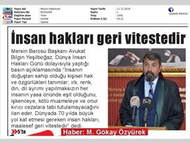 BASINDA BAROMUZ (İnsan Hakları Günü Basın Açıklaması)