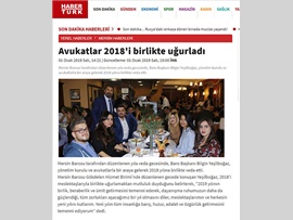 BASINDA BAROMUZ (Avukatlarımız 2018'i Birlikte Uğurladı)