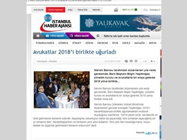 BASINDA BAROMUZ (Avukatlarımız 2018'i Birlikte Uğurladı)
