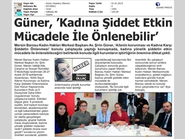 BASINDA BAROMUZ (Kadına Şiddet Etkin Mücadele İle Önlenebilir)