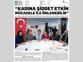 BASINDA BAROMUZ (Kadına Şiddet Etkin Mücadele İle Önlenebilir)