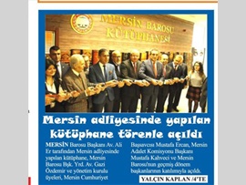 BASINDA BAROMUZ (Baromuza Yeni Kütüphane Açıldı)