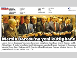 BASINDA BAROMUZ (Baromuza Yeni Kütüphane Açıldı)
