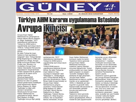 BASINDA BAROMUZ (Türkiye AİHM Kararlarının Uygulanmamasında Avrupa İkincisi)