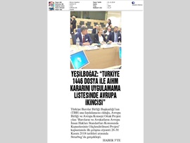 BASINDA BAROMUZ (Türkiye AİHM Kararlarının Uygulanmamasında Avrupa İkincisi)
