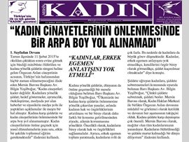 BASINDA BAROMUZ (Özgecan Aslan Mesajı)