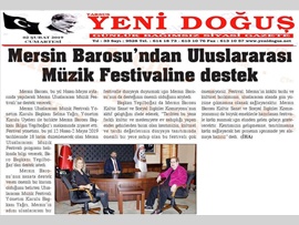 BASINDA BAROMUZ (Baromuzdan Mersin Uluslararası Müzik Festivali'ne Destek)