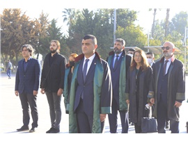 MERSİN BAROSU’NUN KURULUŞUNUN 97. YILINI NEDENİYLE TÖREN DÜZENLENDİ