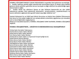 İSTANBUL SÖZLEŞMESİNDEN, HAKLARIMIZDAN VE HAYATLARIMIZDAN VAZGEÇMİYORUZ!