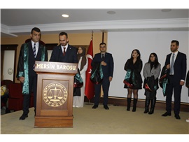 14 STAJYER AVUKATIMIZ CÜBBE GİYDİ