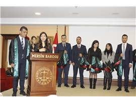 14 STAJYER AVUKATIMIZ CÜBBE GİYDİ