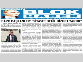 BASINDA BAROMUZ (Er: "Siyaset Değil, Hizmet Yaptık")