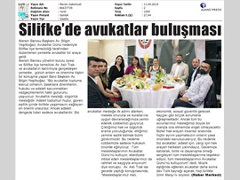 BASINDA BAROMUZ (İlçe Temsilciliklerimizde Avukatlar Günü Kutlaması)