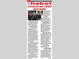 BASINDA BAROMUZ (İlçe Temsilciliklerimizde Avukatlar Günü Kutlaması)
