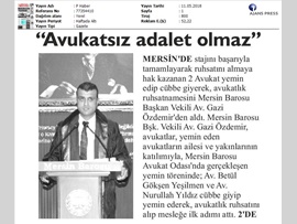 BASINDA BAROMUZ (Yemin Töreni- "Avukatsız Adalet Olmaz")
