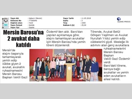 BASINDA BAROMUZ (Yemin Töreni- "Avukatsız Adalet Olmaz")
