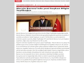 BASINDA BAROMUZ (Mersin Barosu'nun Yeni Başkanı Av. Bilgin Yeşilboğaz Oldu)