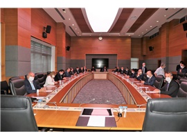 TBB VE BARO BAŞKANLARI, ADALET BAKANI ABDULHAMİT GÜL İLE GÖRÜŞTÜ
