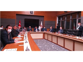 TBB VE BARO BAŞKANLARI, ADALET BAKANI ABDULHAMİT GÜL İLE GÖRÜŞTÜ