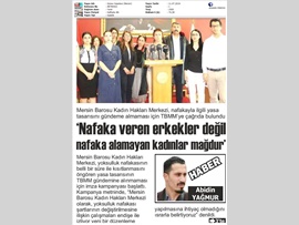 BASINDA BAROMUZ (Süreli Nafaka- İmza Kampanyası)
