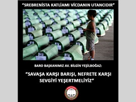 YEŞİLBOĞAZ:  “EN YÜCE DEĞER İNSAN HAKLARIDIR”