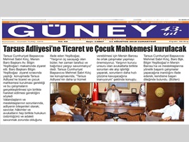 BASINDA BAROMUZ (Tarsus Adliyesi ve Mersin Barosu İşbirliği)