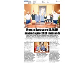 Mersin Barosu ile EBAGEM arasında işbirliği protokolü