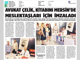 BASINDA BAROMUZ (Mersin Barosu'nda İmza Günü)