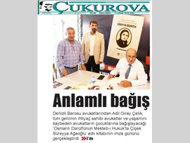 BASINDA BAROMUZ (Mersin Barosu'nda İmza Günü)