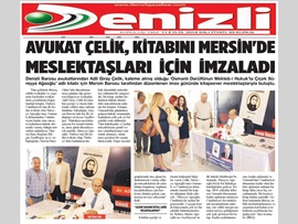 BASINDA BAROMUZ (Mersin Barosu'nda İmza Günü)