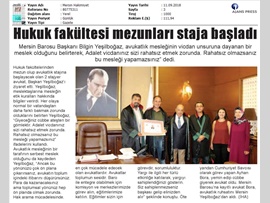 BASINDA BAROMUZ (Stajyer Avukatlardan Ziyaret)