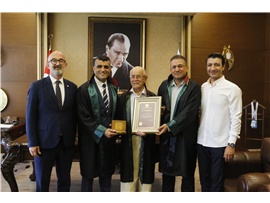 AV. ŞARMAN TOROĞLU'NA MESLEKTE 60. YIL PLAKETİ TAKDİM EDİLDİ