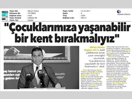 BASINDA BAROMUZ (Çocuklarımıza Yaşanabilir Bir Kent Bırakmalıyız) 12.10.2017