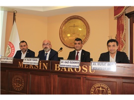 MERSİN BAROSU STAJ EĞİTİM MERKEZİ 2021-2022 YILI DERSLERİ BİRİNCİ DÖNEM AÇILIŞI YAPILDI