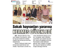 Hayvan Hakları Merkezimiz sokak hayvanları yararına kermes düzenledi