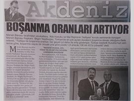 BASINDA BAROMUZ (Aile Hukuku ve Mal Rejimleri Semineri)