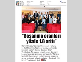BASINDA BAROMUZ (Aile Hukuku ve Mal Rejimleri Semineri)