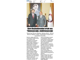 BASINDA BAROMUZ (Baro başkanlarından ortak ses: "Sinmeyceğiz, sindirmeyeceğiz"