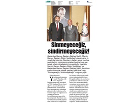 BASINDA BAROMUZ (Baro başkanlarından ortak ses: "Sinmeyceğiz, sindirmeyeceğiz"