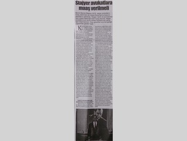 BASINDA BAROMUZ (Baro Başkanımız, Stajyer Avukatların Maaş Alabilmesi İçin Adalet Bakanlığı'na Başvurdu)
