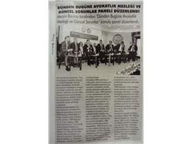 "Dünden Bugüne Avukatlık Mesleği ve Güncel Sorunlar" Paneli Yapıldı